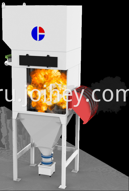 Flameless explosion-proof device